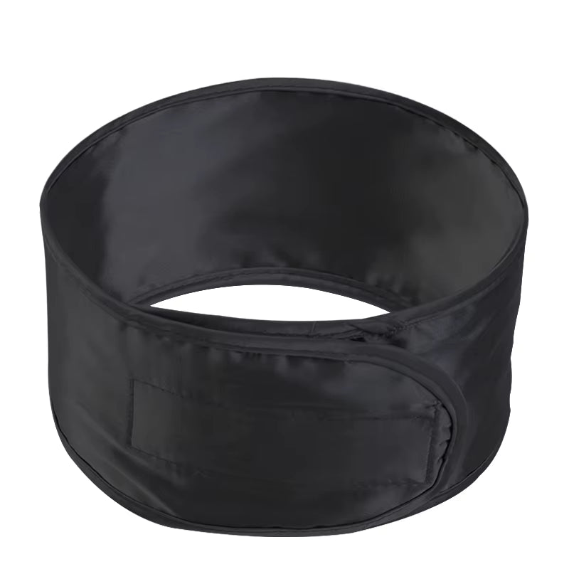 New Women Soft Silky Satin Headband Adjustable Sports Hairband Yoga Spa Bath Shower Wash Face Make up Cosmetic Wide Head Band