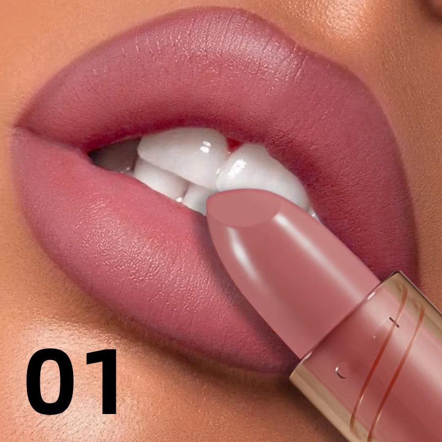 14-Color Matte Lipstick Red Lip Stick Waterproof Sexy Korean Makeup Lip Tint Brown Pink Lip Cosmetic Long Lasting Lip Gloss