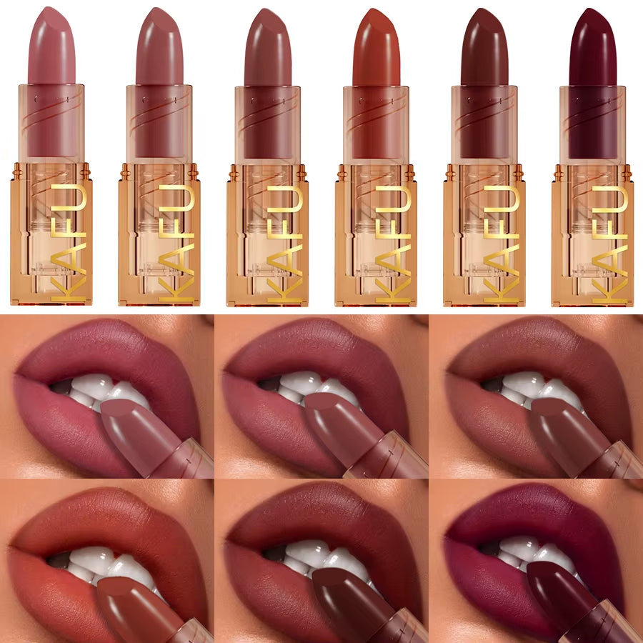 14-Color Matte Lipstick Red Lip Stick Waterproof Sexy Korean Makeup Lip Tint Brown Pink Lip Cosmetic Long Lasting Lip Gloss