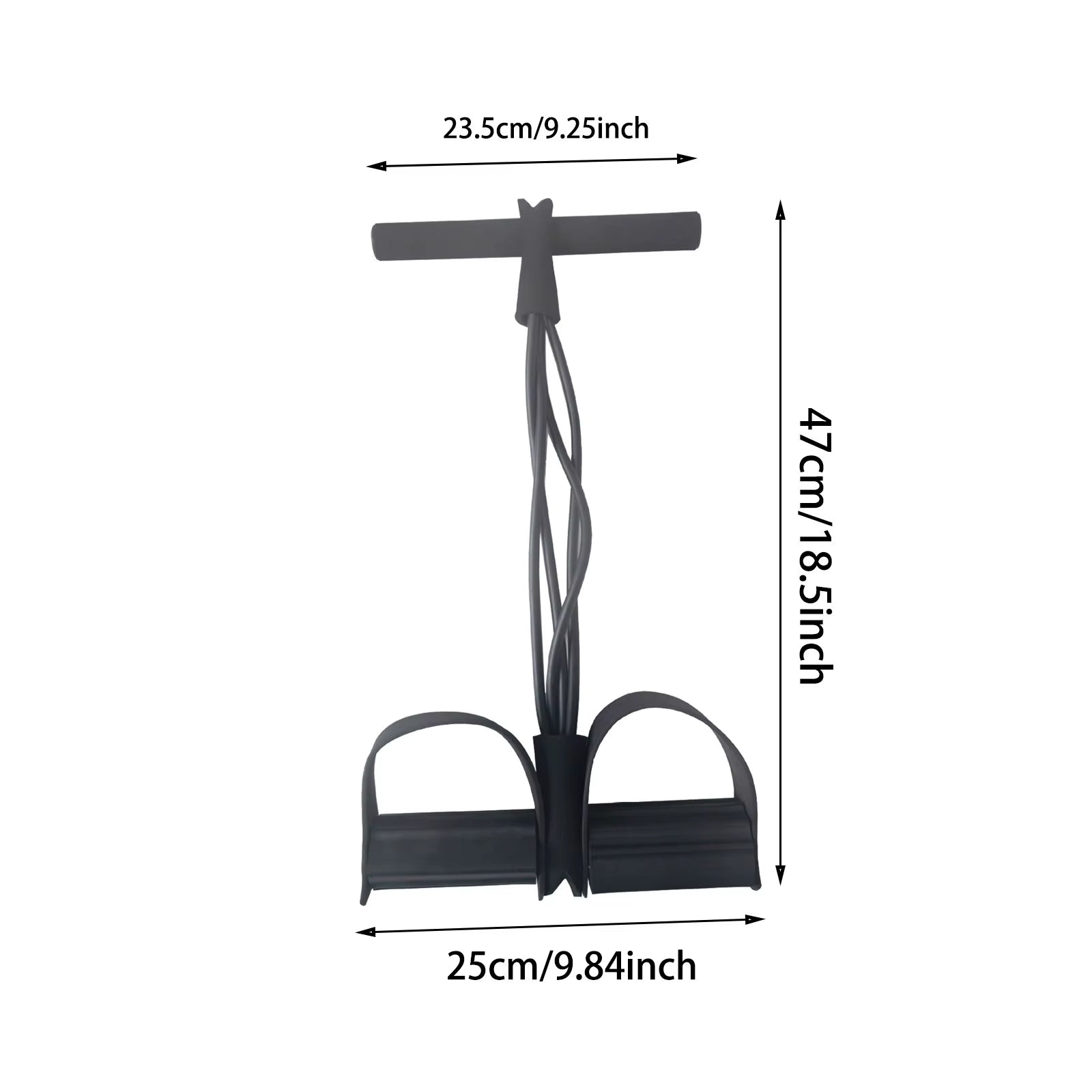 Four-Tube Pedal Tensioner Multi-Functional Household Fitness Equipment Yoga Abdominal Strengthening Elastic Band Tension Rope