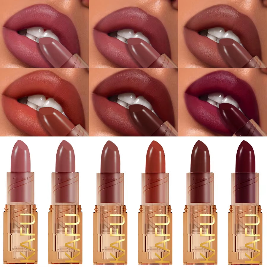 14-Color Matte Lipstick Red Lip Stick Waterproof Sexy Korean Makeup Lip Tint Brown Pink Lip Cosmetic Long Lasting Lip Gloss
