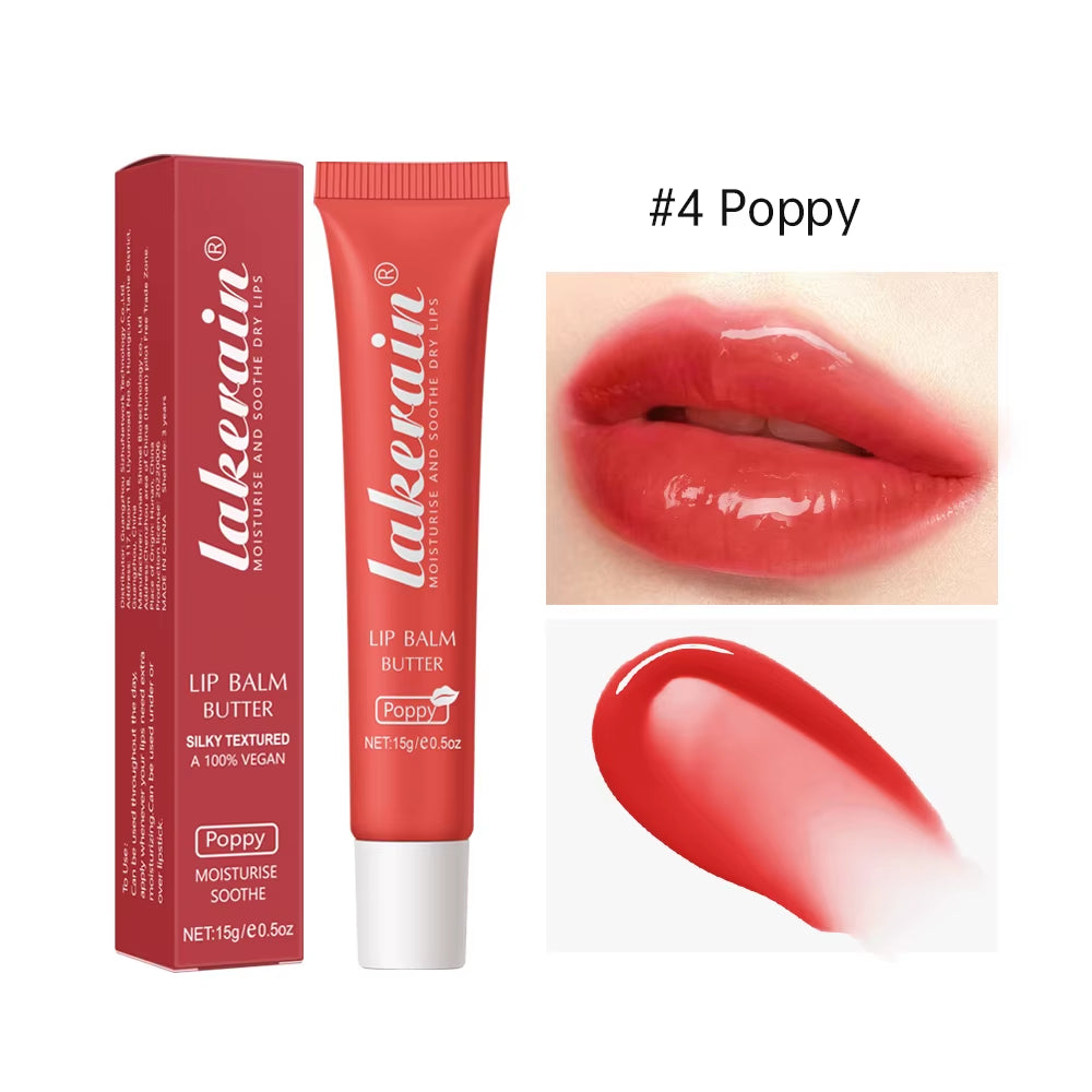 Crystal Lip Balm Butter Moisturizing Lip Gloss Oil Jelly Lipgloss Liquid Lipstick Lip Tint Brown Sugar Cherry Pink Lips Makeup