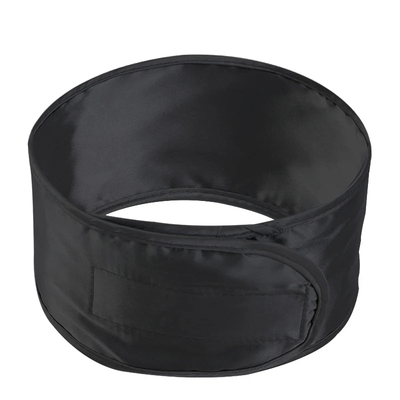 New Women Soft Silky Satin Headband Adjustable Sports Hairband Yoga Spa Bath Shower Wash Face Make up Cosmetic Wide Head Band