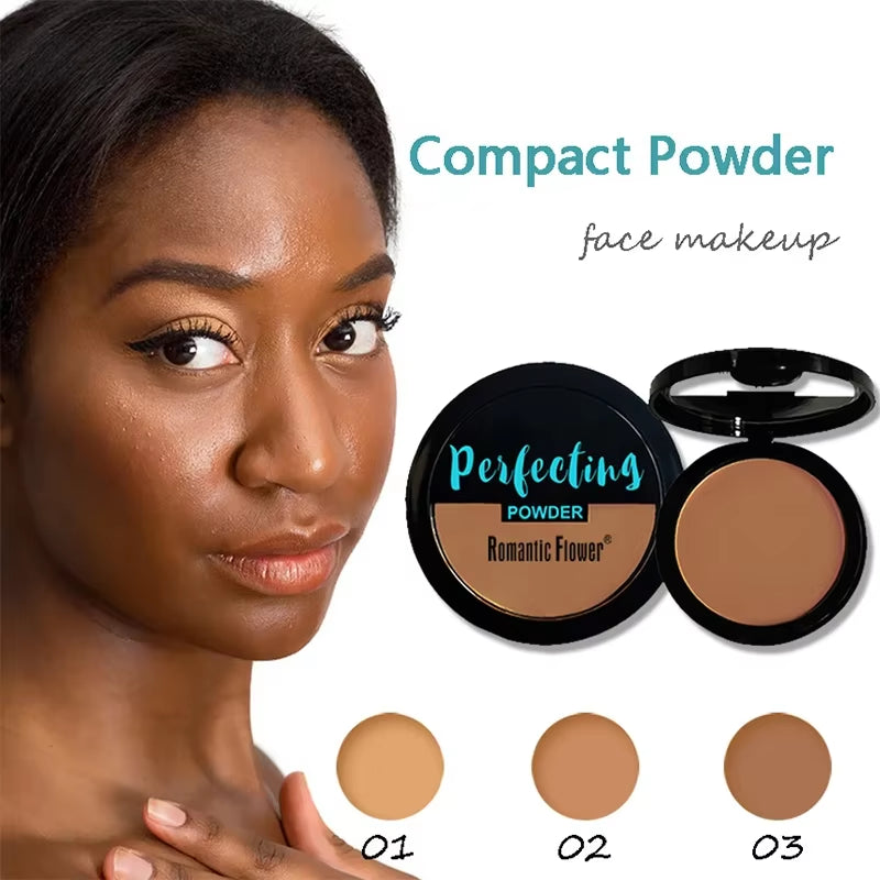 3-Color Dark Powder Bronze Powder Dark Skin Foundation Oil Control Concealer Brighten the Face Create Three-Dimensional Makeup