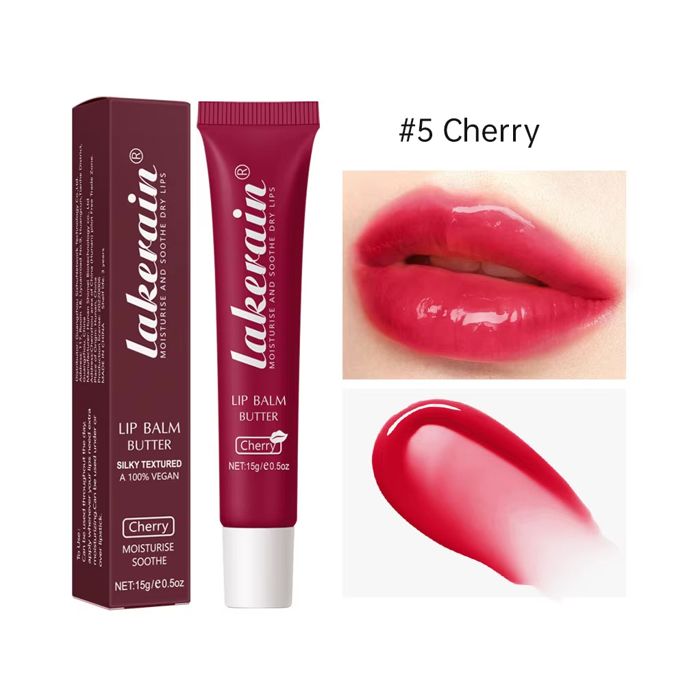Crystal Lip Balm Butter Moisturizing Lip Gloss Oil Jelly Lipgloss Liquid Lipstick Lip Tint Brown Sugar Cherry Pink Lips Makeup