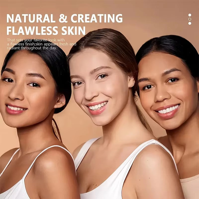 3-Color Dark Powder Bronze Powder Dark Skin Foundation Oil Control Concealer Brighten the Face Create Three-Dimensional Makeup