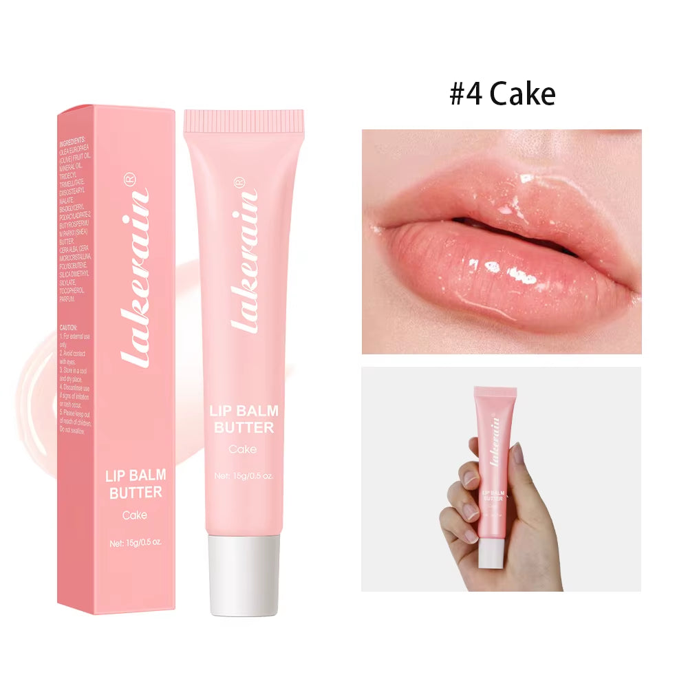 Summer Lip Balm Moisturizing Mirror Lip Gloss Lip Vanilla Mint Iced Coffee Cake Smell Lipstick Transparent Lip Oil Makeup