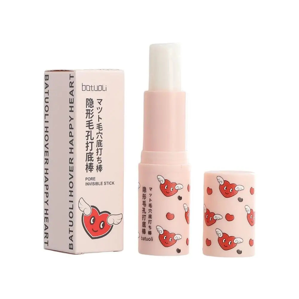 Invisible Pore Primer Stick Waterproof Pore Eraser Face Primer Makeup Base Oil-Control Moisturizing Fine Lines Isolation Make Up