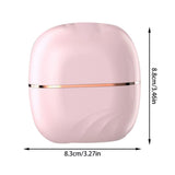 Capsule Hair Straightener & Styler Mini Cordless Hair Straightener Comb Portable Heat Hair Brush for Travel USB Rechargeable