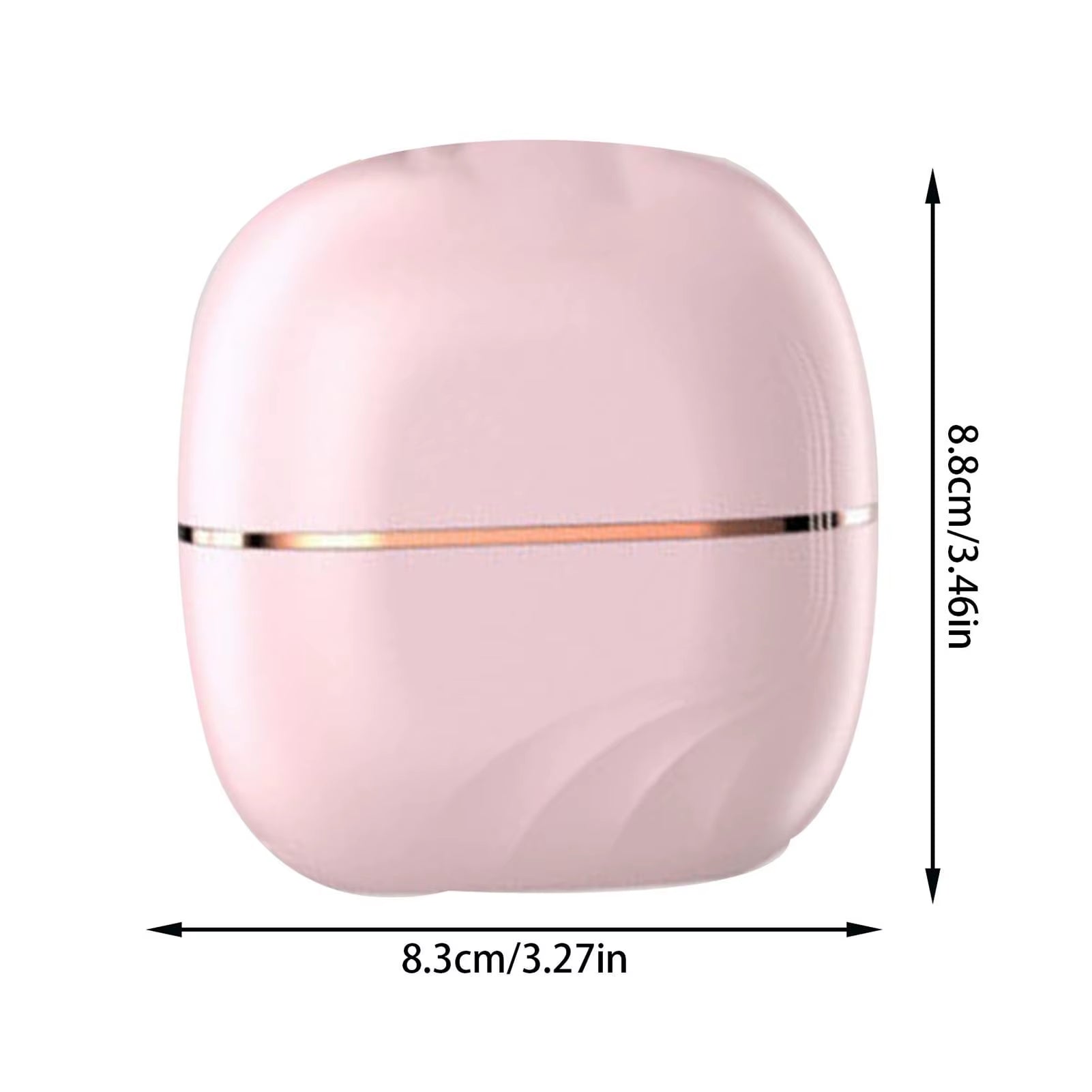 Capsule Hair Straightener & Styler Mini Cordless Hair Straightener Comb Portable Heat Hair Brush for Travel USB Rechargeable