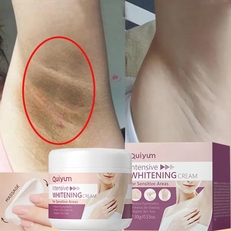 Whitening Cream for Dark Skin Underarm Bleaching Armpit Lightening and Intimate Area Woman Moisturizer Korean Skin Care Products
