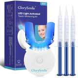 Teeth Whitening Kit with LED Light, 10 Min Fast Teeth Whitener with 3 Professional Teeth Whitening Gel, Safe Enamel and Non-Sens