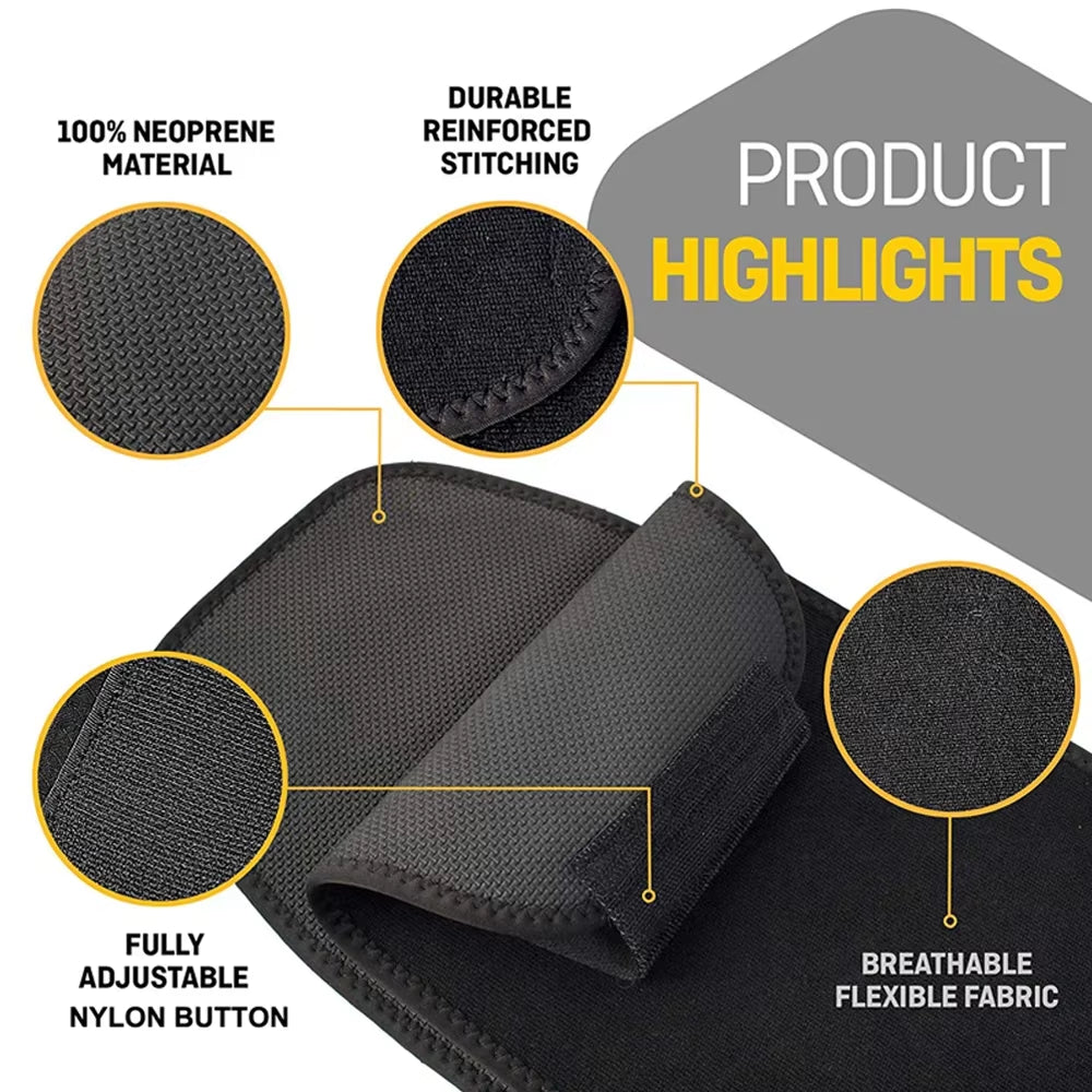 Waist Trimmer Ab Belt, Weight Loss Waist Trainer- Best Abs Accessories for Lower Back Support, Stomach and Back Lumbar Support