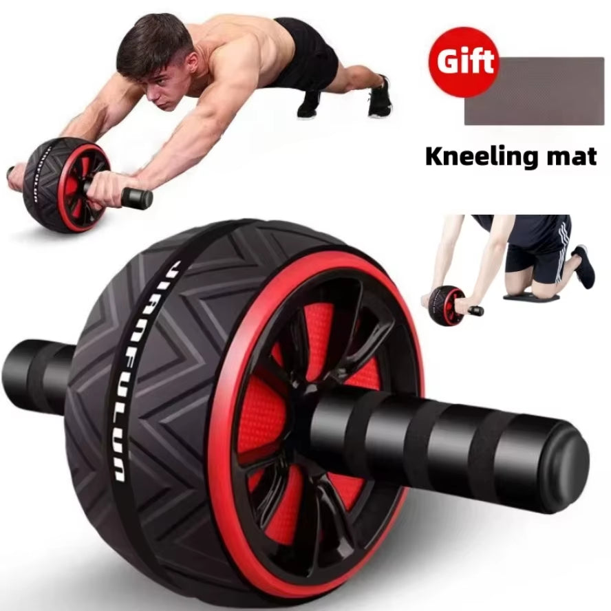 Universalsports Fitness Abs Roller for Men and Women Silent Abdominal Wheel for Core Strength Toning Slimming Home Gym Equipment