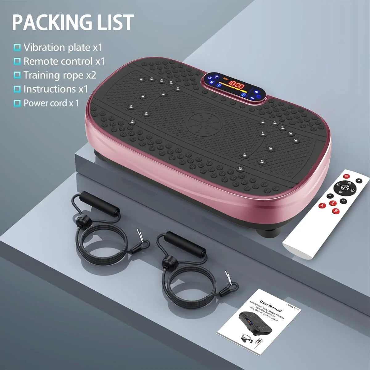 Vibration Plate Fitness Platform Exercise Machine -Full Body Vibrating Shaking Workout Fitness Platform Vibration Plate for Home Gym 200W