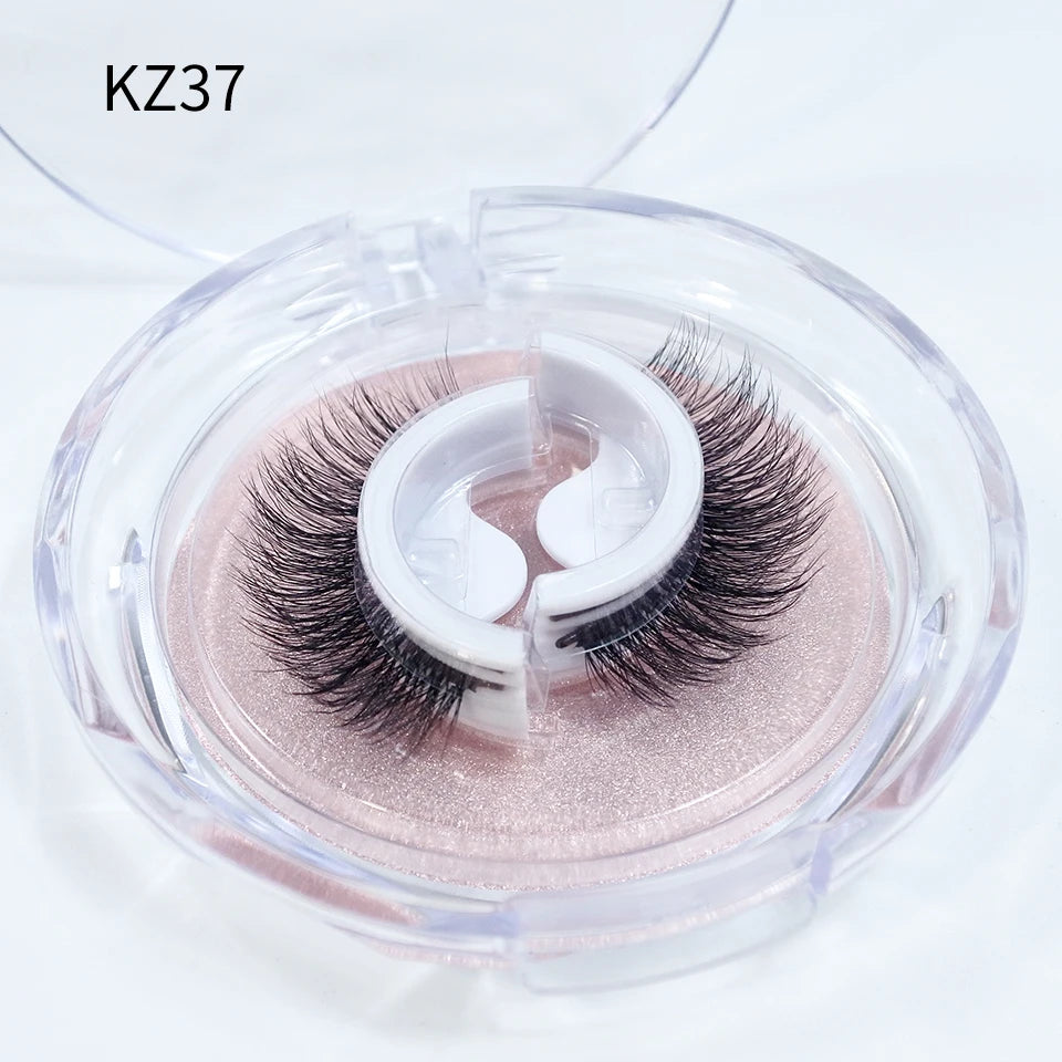 Reusable Adhesive Eyelashes New Arrival Wispy Thick Natural Eye Lashes Makeup Fake Eyelashes  