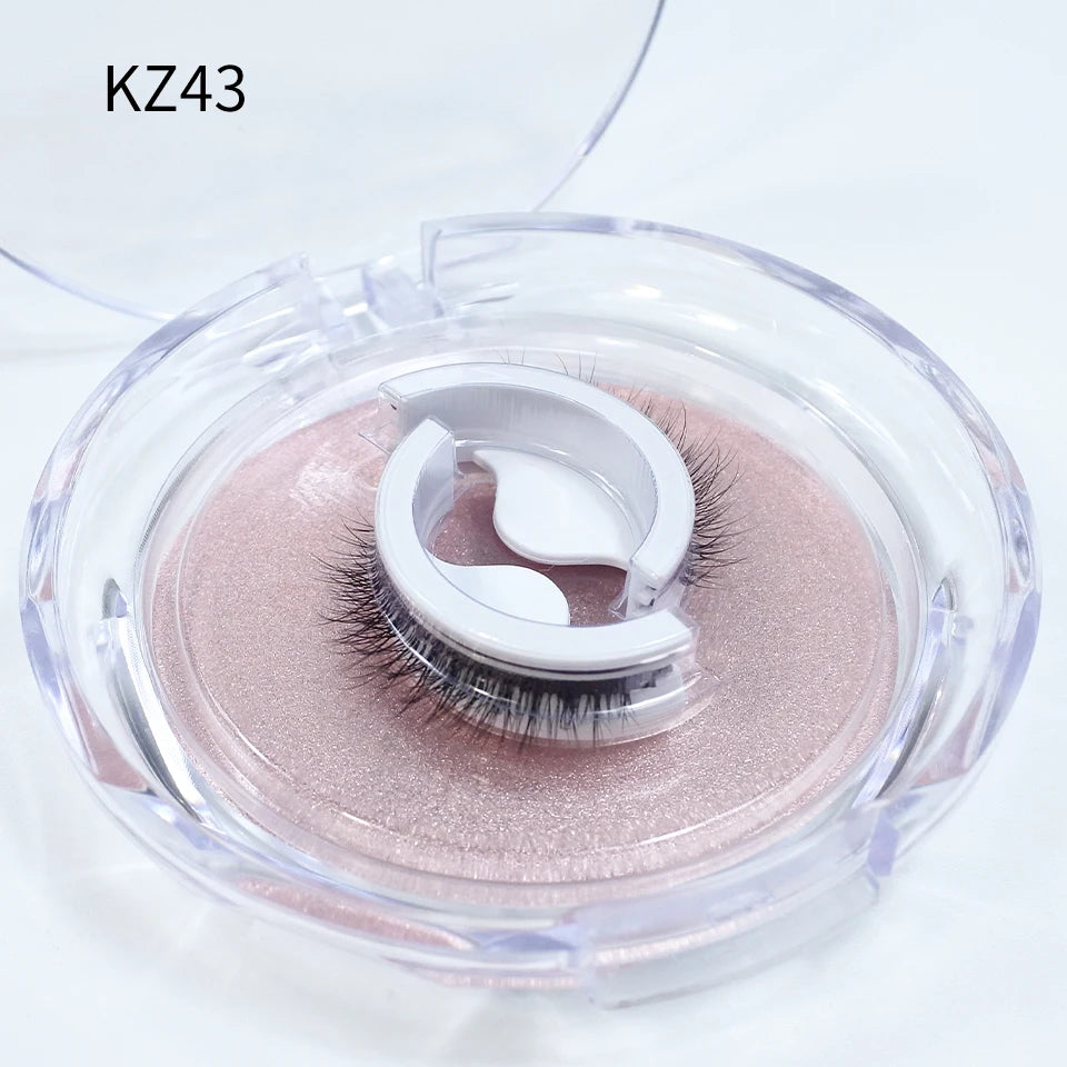 Reusable Adhesive Eyelashes New Arrival Wispy Thick Natural Eye Lashes Makeup Fake Eyelashes  