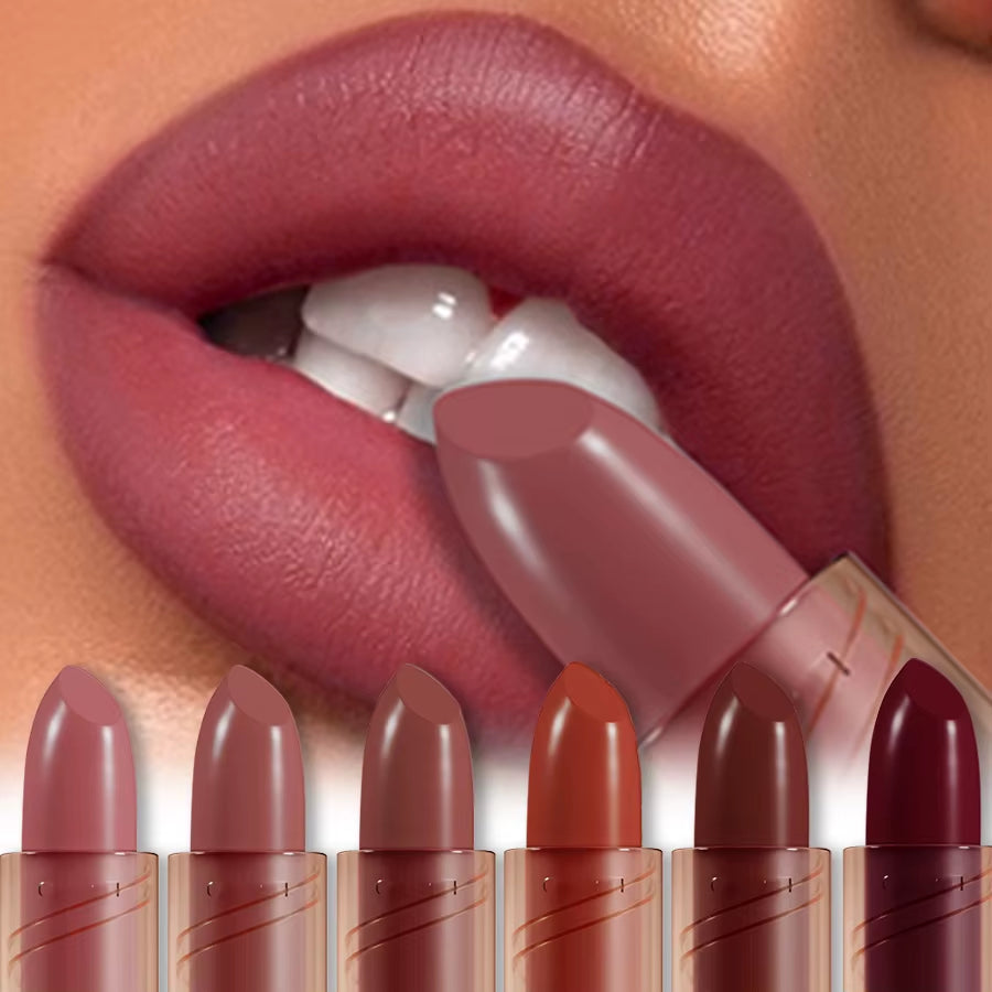 14-Color Matte Lipstick Red Lip Stick Waterproof Sexy Korean Makeup Lip Tint Brown Pink Lip Cosmetic Long Lasting Lip Gloss