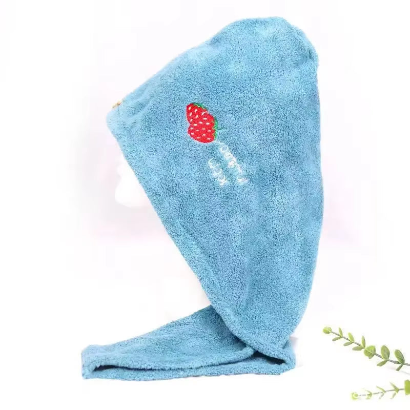 Rapid Dry Towel for Hair Microfiber Towels anti Frizz Dry Hair Hair Towel Quick Dry Hair Dry Towels for Girls Beach Shower Cap