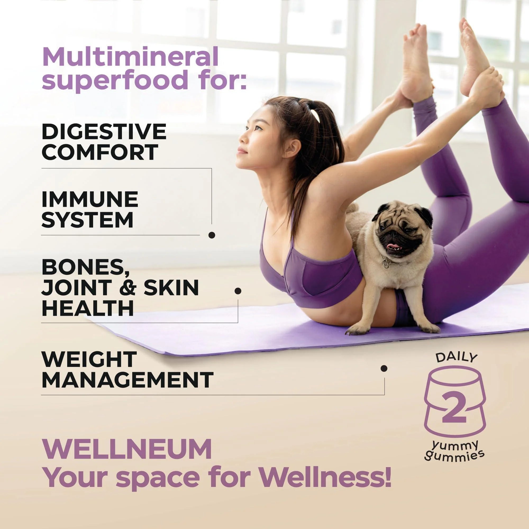 Multimineral Sea Moss Glow Gummies 3000 Mg Irish Seamoss for Immunity Thyroid