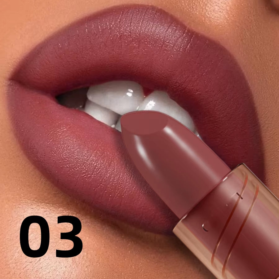 14-Color Matte Lipstick Red Lip Stick Waterproof Sexy Korean Makeup Lip Tint Brown Pink Lip Cosmetic Long Lasting Lip Gloss