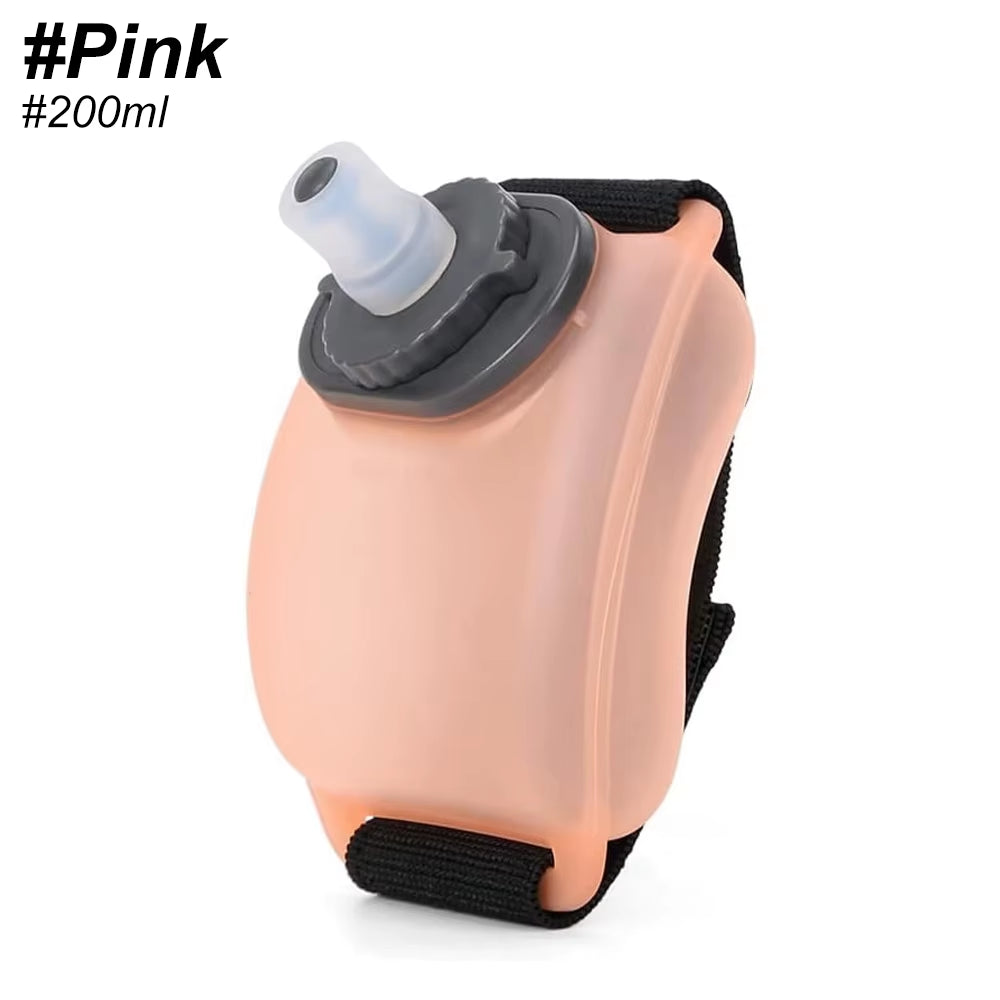 1Pcs Sports Arm Water Bottle, Silicone Wrist Mounted Water Cup for Running Cycling Hiking, Hands-Free Hydration for Outdoor Work