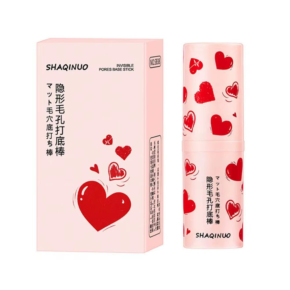 Invisible Pore Primer Stick Waterproof Pore Eraser Face Primer Makeup Base Oil-Control Moisturizing Fine Lines Isolation Make Up
