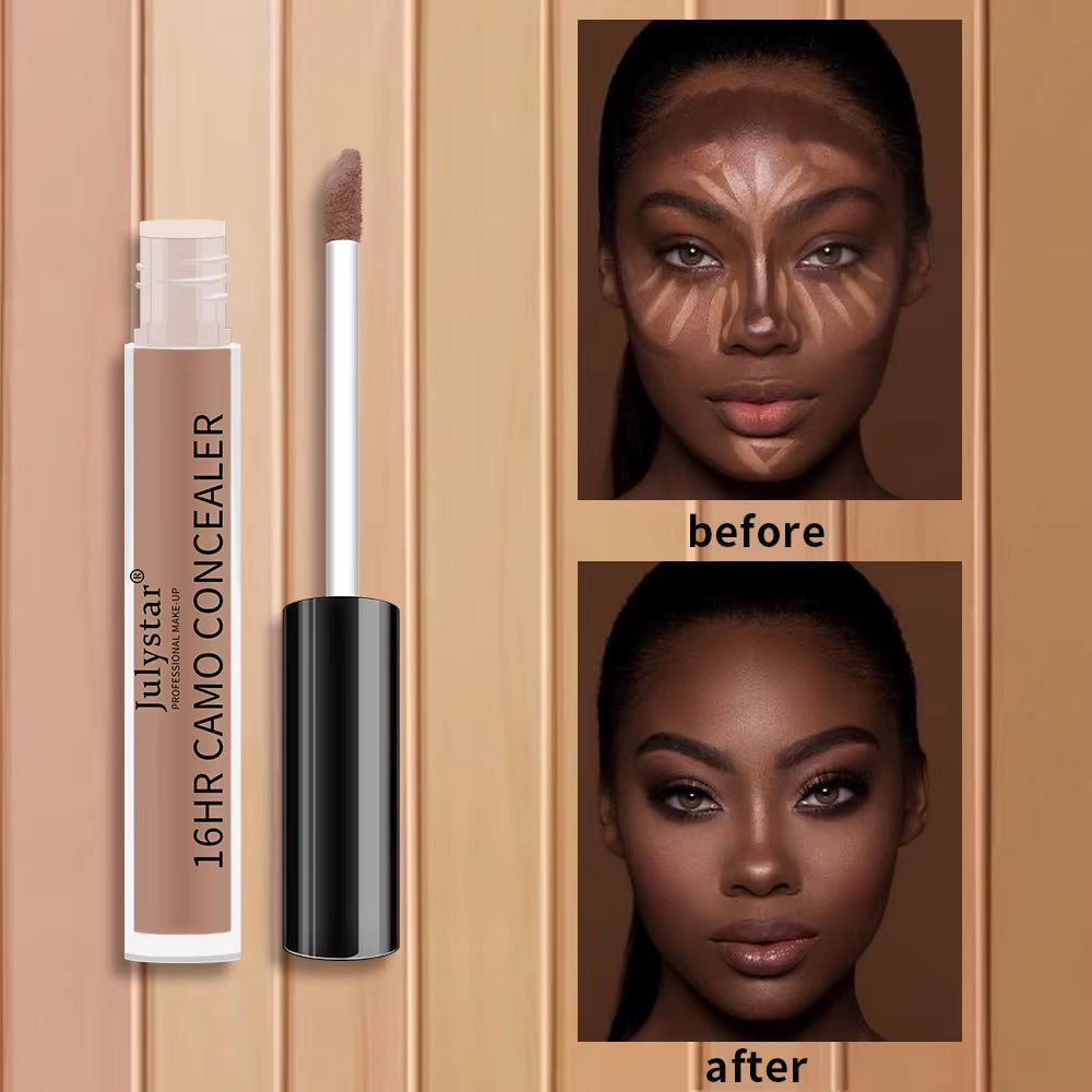 Eye Liquid Concealer Base 6 Color Full Coverage Suit for All Skin Face Makeup Face Concealer Cover Dark Circles Foundation Cream